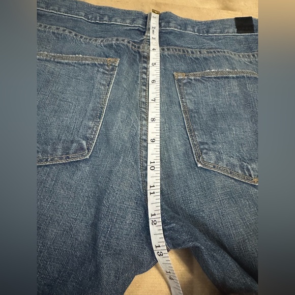 Vince Blue Straight Jeans with raw hem - Picture 8 of 10